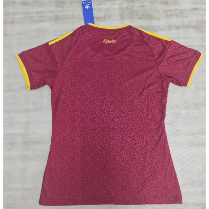 Camiseta España Mundial 2026 Edición Especial Rojo Mujer 2 Estrellas